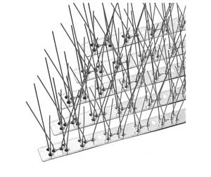 lot 15457 image: Bird Spikes Deterrent Strip with Base