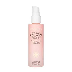 Pacifica Vegan Collagen Face Lotion SPF 30 Broad Spectrum Sunscreen Every Day Face Lotion, UVA/UVB Protection for All Skin Types, Lightweight, Moisturizing and Hydrating, Cruelty Free - Retail: $858