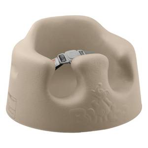 lot 1572 image: $57 Bumbo Floor Seat for Babies with 3-Point Harness, 3 12 Months, Taupe