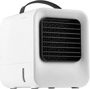 lot 1575 image: $58 Mini USB Air Conditioner, Evaporative Cooler with Water Tank, 2-Speed S