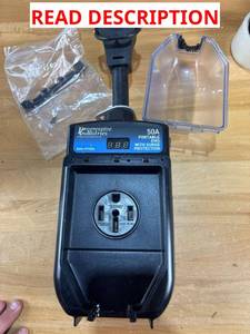 lot 1585 image: Progressive Industries EMS-PT50X 50A portable EMS with surge protection.