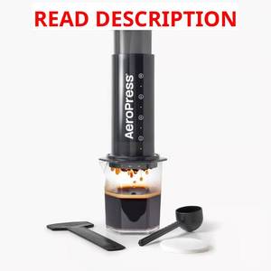 lot 1595 image: $100 AeroPress 20 fl. oz. Black Coffee Maker
