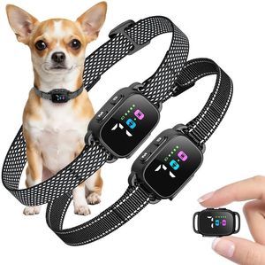 lot 1598 image: Anti Bark Collar for Small Dogs, No Shock Beep & Vibration, 7 Levels, IP67