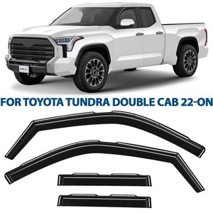 lot 1654 image: $70 CLIM ART In-Channel Rain Guards for Toyota Tundra 2022-2026 Double Cab