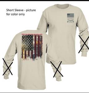 lot 1734 image: Grunt Style Red Blood Blue Collar Shirt - Sand Color - 3XL
