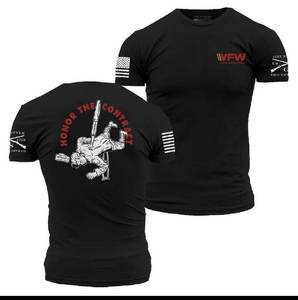 lot 1722 image: Grunt Style VFW Honor the Contract T-Shirt - Large