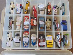 lot 4841 image: Selection of Die Cast Cars in Plastic Holder