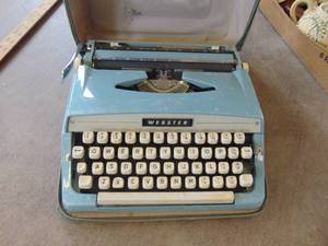 lot 4858 image: Webster Typewriter