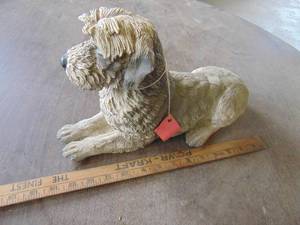 lot 4889 image: Resin Dog Decor