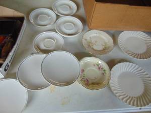 lot 4910 image: Franciscan saucers