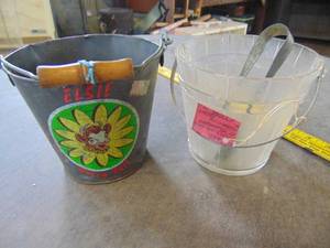 lot 4925 image: Ice bucket and small pail