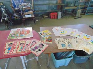 lot 4943 image: Laminated Childrens Aids - NumbersLetters