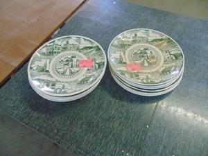 lot 4975 image: 15 or so Peabody - Plates