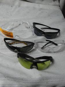 lot 25237 image: Lot of four safety glasses