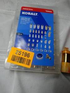 lot 25196 image: KOBALT Job Site Air Fitting Kit