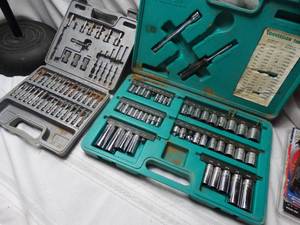 lot 25207 image: Hand tool socket sets (2)