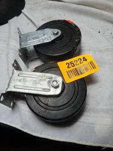 lot 25224 image: Set of Two industrial wheels