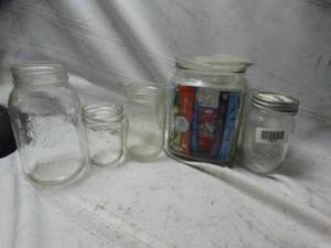 lot 27913 image: Lot of Mason Jars