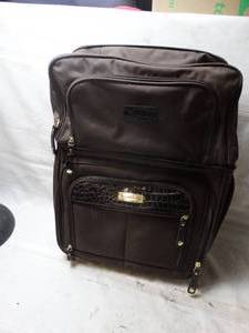 lot 27856 image: Samantha Brown reptile print Suit Case