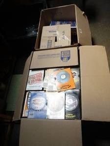 lot 27860 image: Lot of DVDs CDs Cassette tapes and more