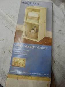 lot 27879 image: Mainstays Single Storage Stacker