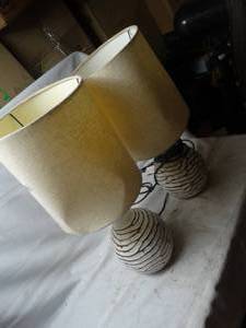 lot 27886 image: Set of two Lamps Matching