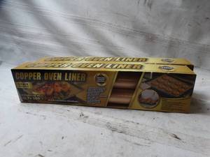 lot 27890 image: Copper oven liner 2 two packs parchment paper