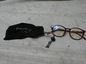 lot 26248 image: Womens animal print glasses frames with soft travel bag