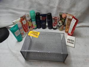 lot 26260 image: Lot of Misc Womens beauty supplies lotions shaving creams press on nails and more