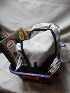 lot 26285 image: Lot of Misc. craft supplies and travel bag