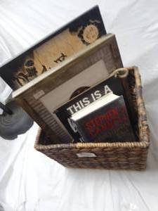 lot 36615 image: Lot of gothic bathroom decor