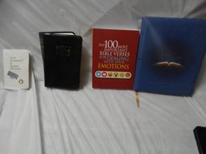 lot 36616 image: Books for adults, holy bible, bible verses for emotions book, pocket bible, bible study book