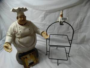 lot 27940 image: the fat chef kitchen decor set