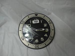 lot 27948 image: Metalstainless steel wall clock for kitchen garage or man cave