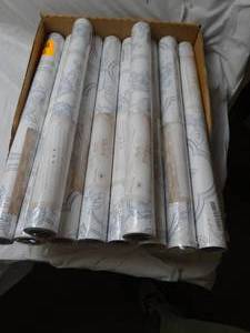 lot 27965 image: Lot of wall paper rolls 10 rolls