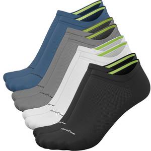 lot 15 image: ALL GREY No Show Socks Men, Low Cut Ankle Short Non Slip Casual Socks - Retail $1,016