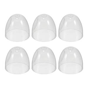 lot 145 image: Toyvian Milk Bottle Caps Replacement, 6 Pcs Clear Plastic Feeding Bottles Lids Replacement, The Bottom Diameter is Approximately 6.2cm - Retail $18