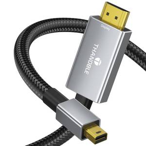 lot 147 image: THANDBLE 4K Mini DisplayPort to HDMI Cable 6FT, 4K 60Hz Thunderbolt to HDMI Cable, Mini DP to HDMI for MacBook AirPro, Mac iMacPro, Surface ProDock, Monitor, Projector - Retail $10