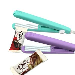 lot 153 image: 2 PACK Mini Bag Sealer Heat Seal, Handheld Food Sealer Bag Resealer for Food Storage, Portable Smart Heat Sealer Machine with 45 Power Cable for Chip Bags, Plastic Bags, Snack Bags (greenpurple) - Retail $10