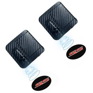 lot 167 image: 2PCS Wireless LED Car Door Projector Welcome Light Step Lights Shadow Lights Compatible with Trailblazer Malibu Traverse Equinox Impala Chevy Accessories (SS2) - Retail $14