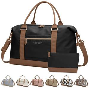 lot 177 image: ELONGRIVER Travel Duffle Bag for Women, Weekender Bags, Hospital Bag for Labor Delivery, Lightweight Tote Duffel Overnight Bag with Luggage Sleeve, Airplane Travel Bags with Toiletry Bag, Large, Black - Retail $15