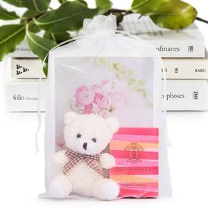 lot 179 image: ANZNKU White Organza Bags 8x12 in 50 Pack, Large Gift Bags Bulk for Wedding Baby Shower Birthday Party Favors, Sheer Mesh Goodie Bags Drawstring for Candy Treats Jewelry Craft Sachet & Gifts Wrap - Retail $9