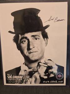 lot 3755 image: Sid Caesar Signed 8x10 Photo with COA