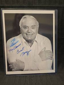 lot 3765 image: Ernest Borgnine Signed 8x10 Black and White Photo