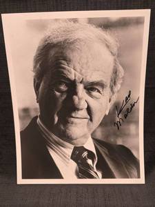 lot 3768 image: Karl Malden Signed 8x10 Black and White Photo