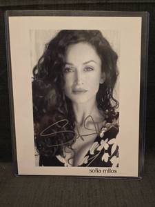 lot 50978 image: Sofia Milos Signed 8x10 Photo with COA