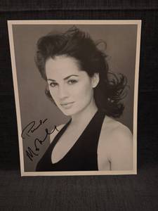 lot 50986 image: Paula Marshall Signed 8x10 Black and White Photo