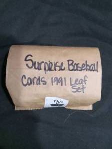 lot 60328 image: Surprise Baseball Cards 1991 Leaf Set