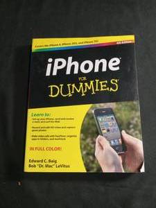 lot 60364 image: iPhone For Dummies Instructional Guide Book Edward C. Baig Bob LeVitus