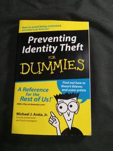 lot 60370 image: Preventing Identity Theft For Dummies by Michael J. Arata Jr.